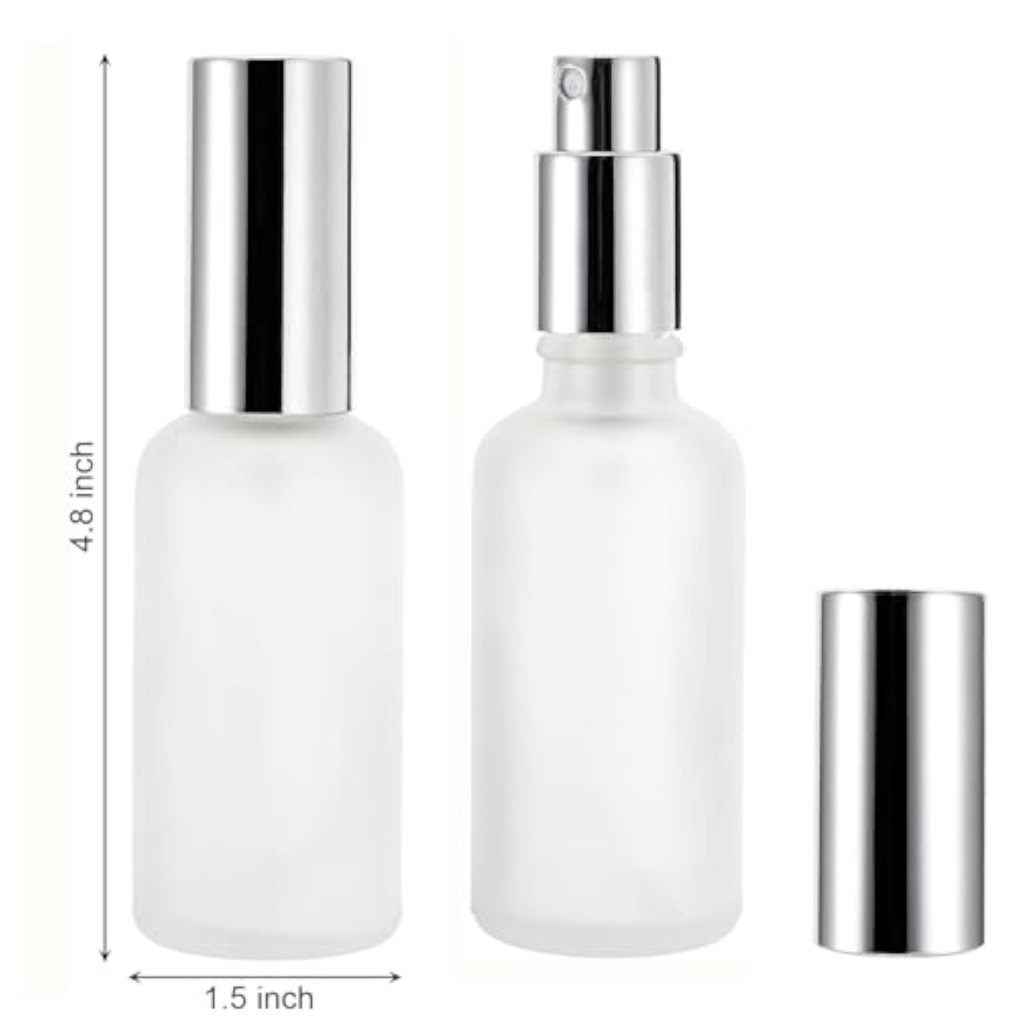 16 Pack Frosted Glass Spray Bottles for Essential Oils