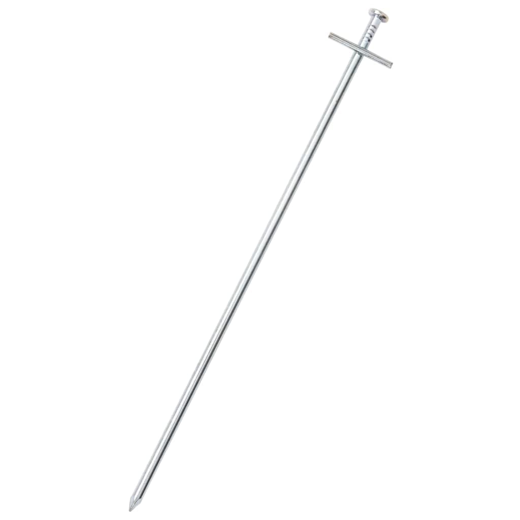 Picchetti per tenda 24 pz. 29,5 cm Ø 6 mm in acciaio zincato, accessori per tenda per tiranti, corda per tenda, tarp, tenda parasole e campeggio all'aperto con martello