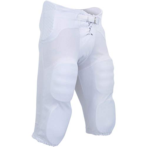 Champro Integrated Football Pant with Built-in Pads White