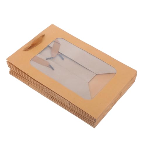 Paquet transparent pour emballage de fête et décoration de table en kraft