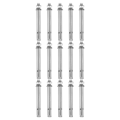 DTGN M8x100 Hex Expansion Bolts 304 Stainless Steel for Concrete 30Pcs