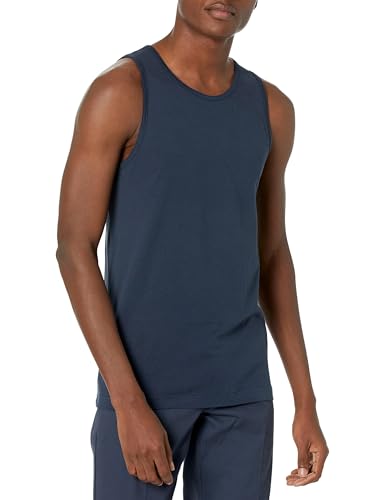 Amazon Essentials Men's Regular-Fit Vest, Navy White Stripes, XXL