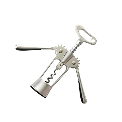 GRIRIW Metal Bottle Opener Set Wine Beer Opener Wedding Favor Kitchen Tool Unique Design Sturdy for Many Caps