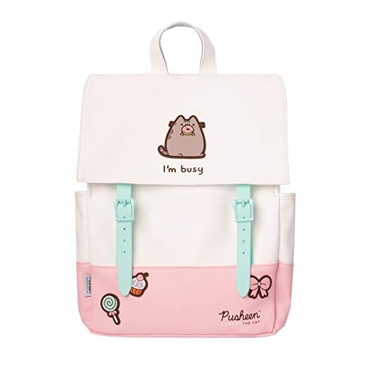 Grupo Erik Mochila escolar Pusheen Rosa collection - Mochila escolar niña ideal vuelta al cole - Material Escolar y papelería, Licencia Oficial