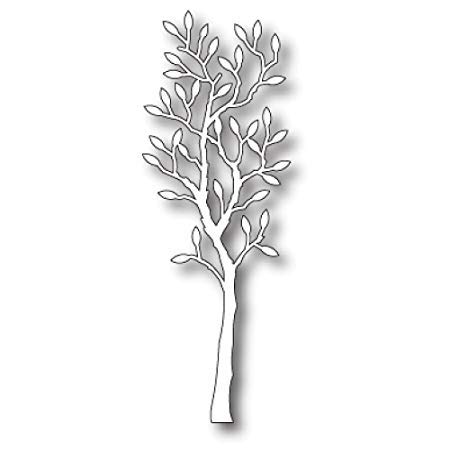 Paper Cutting Metal DIE - Memory Box - Small Alder Tree