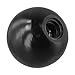 Ball Nut Handle for Machine Tools – Industrial Threaded Handle Nut with Iron Core and Bakelite Ball Shaped Head, Compatible with Lathe, Woodworking &(M10-30bakelite black)