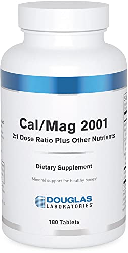 Douglas Laboratories - Cal/Mag 2001 (Calcium Two to One) - with Magnesium and Other Nutrients to Support Healthy Bone Structure - 180 Tablets