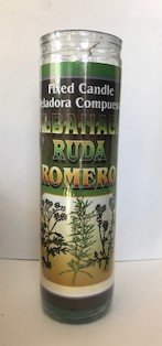 Amazon.com: Albahaca, Ruda, Romero Fixed Candle : Home & Kitchen