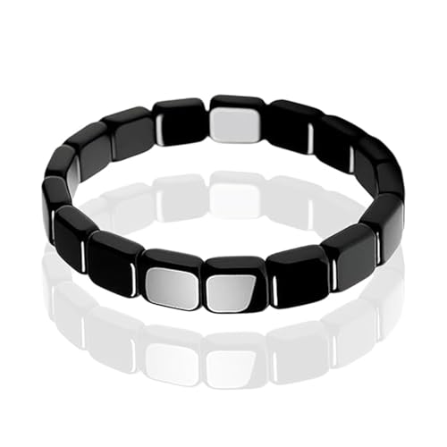 Bracciale in ematite: questo braccialetto di ematite è un simbolo di coraggio. Utilizzando minerale di ematite naturale accuratamente selezionato, la consistenza naturale e l'energia del minerale vengono preservate, combinando stile con attributi naturali, rendendo ogni pezzo unico e alla moda. Aiuta a mantenere la calma decisione sul posto di lavoro e nella vita quotidiana.