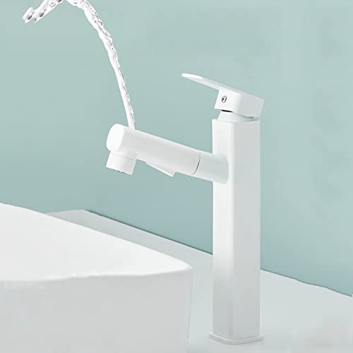 Mitigeur de lavabo extractible 3 modes robinet de salle de bain