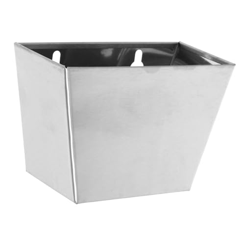 COLLBATH Recipiente Recogedor de Tapas de Botella Inoxidable para Exterior Pared con Drenaje Resistente la Compacto y Ahorra Espacio para Bares y Patios