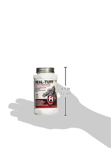 Hercules 15620 Real-Tuff Heavy Duty Ptfe Pipe Thread Sealant, White, 8 Oz #TOP7