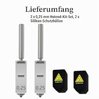 2PK 0.25MM integrierte gehärtete Stahldüsen für Kobra S1 Max Combo – Ansicht 2