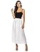 Avidlove Women Lingerie Slips Satin Snip-it Half Slip Lace Underskirt Long White, Style1-White (FBA), Medium