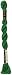 DMC 115 5-909 Pearl Cotton Thread, Very Dark Emerald Green, Size 5