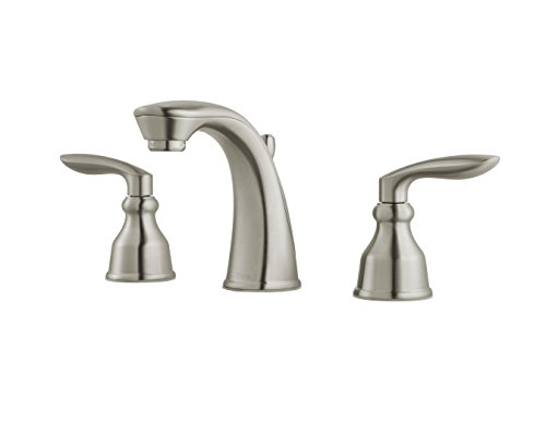 Pfister LG49CB1K Avalon Two-Handle 8 Inch Widespread Bathroom Faucet in Brushed Nickel, Water-Efficient