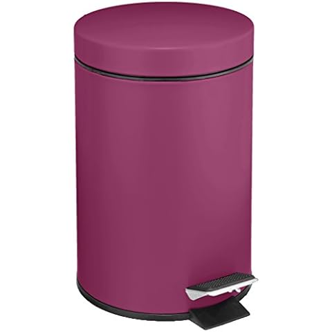 Wenko 19578100 - Cubo de la Basura con Pedal para Cuarto de baño Cover