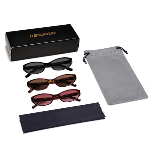 Image of Retro Oval Sunglasses Womens Mens Y2k Trendy Cateye Shades AR82299 | Narrow Round Cute Sunnies,90s 2000s Cool Skinny Frame