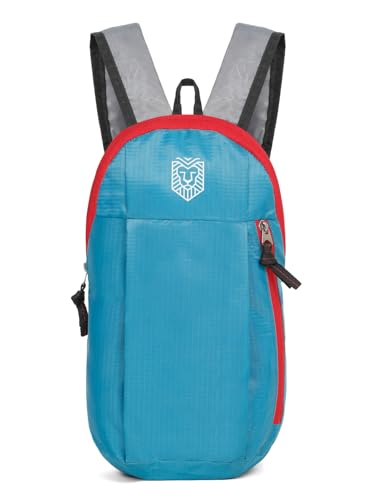 KAAYTEE Daypack Bag 2 Compartment Casual Backpack for Daily Use - Library, Office, Outdoor Hiking, Travel Bag, College Bag (Teal Blue)