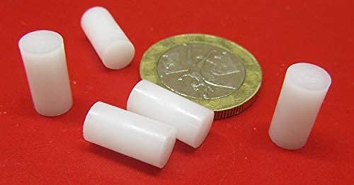 Delrin Acetal POM Dowel Pin 1/4" Diameter x 1/2" Length 150 Pcs