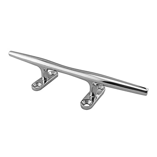 kapokilly Galloccia Tascabile, per Barca Fissa in Acciaio Inox Boat Dock Cleat Flat, Marine Boat Hardware per Ship Kayak Yacht Fixing