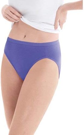 Hanes Women’s 6-Pack No Ride up Cotton Hi-Cut (Bonus +2)