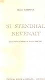 joanny drevet biographie  SI STENDHAL REVENAIT.EAUX-FORTES ET DESSINS DE JOANNY DREVET.