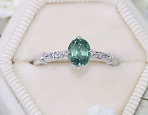 Engagement Rings By Irina Inc Montana Sapphire Ring Vintage Inspired Sapphire Engagement Ring 1 3 Carat Sapphire Ring Teal Green Sapphire Ring Size 6 5 Ready To Ship Dailymail