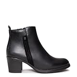 Tacón medio de 5,5 cm con plataforma: altura cómoda y estable.