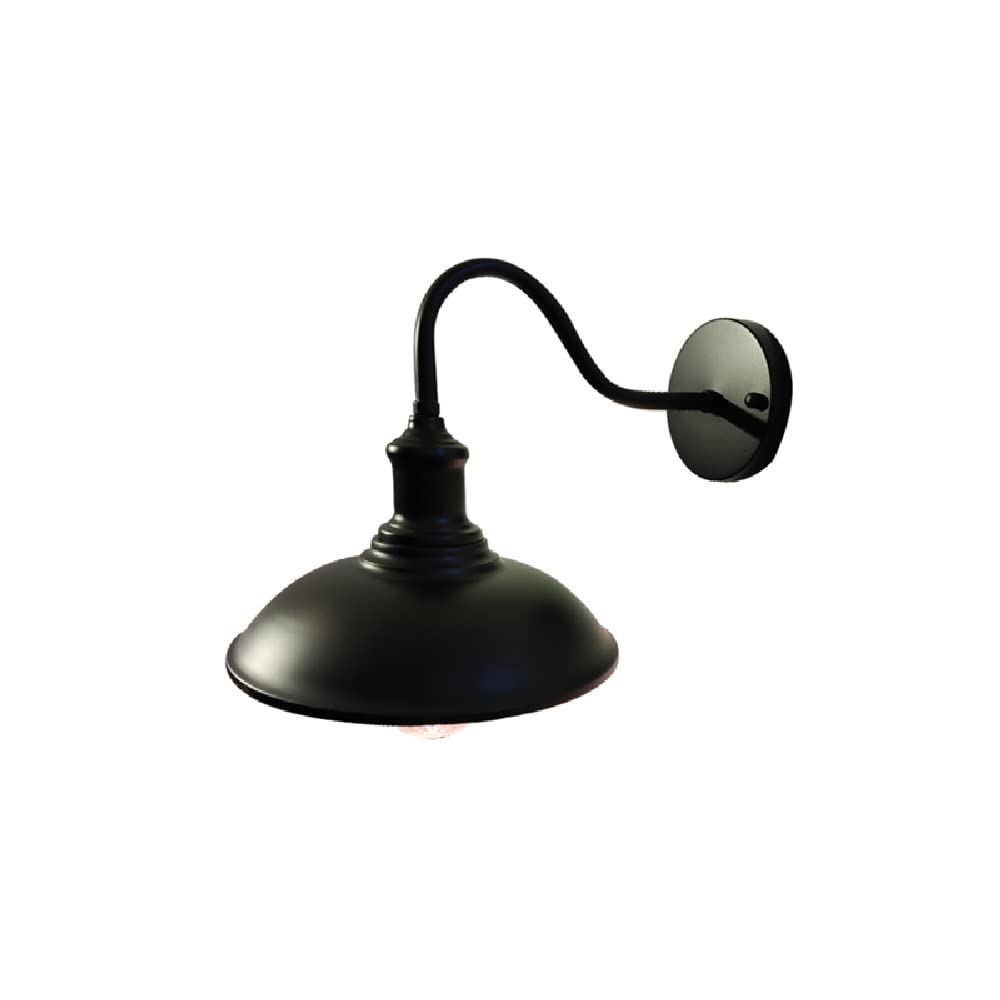 SXSCARKX American Industrial Iron Art Wall Sconces E26/E27 Screw Mouth Black Lamp Body lamp Outdoor Waterproof Door Head/External Mount Light Fixtures