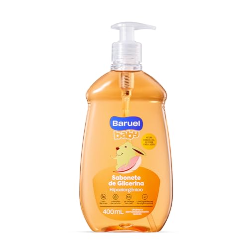 Sabonete Líquido Infantil com Glicerina, 400 Ml, Baruel Baby