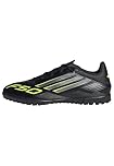 adidas Unisex F50 Club Turf Football Boots, core Black/Iron met./Lucid Lemon, 11 UK