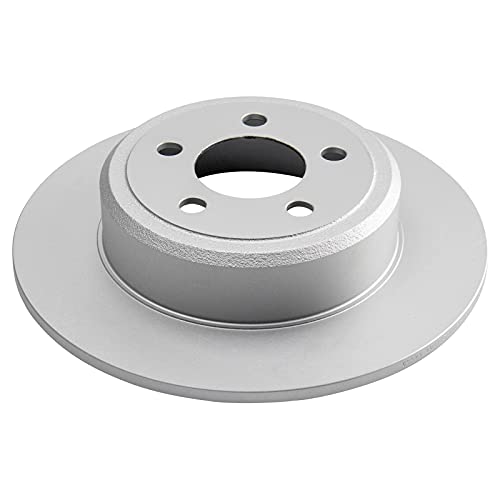 Image of TRQ Rear Brake Pad & Rotor Kit Compatible with 2005-2014 Chrysler 2006-2018 Dodge