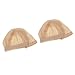 Perfeclan 2 Pièces Poupée Couvre-Chef Perruque Cap Fixe-Perruque Filet pour 1/12 Kurhn Poupées Accessoire - Nu