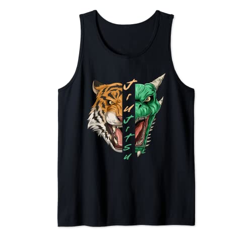 Jiu Jitsu Dragon and Tiger - BJJ Grappling Tank Top