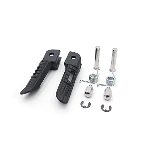 HTTMT MT390-025- Black Front Foot Pegs Footrest Compatible with Suzuk Gsx-R Gsxr 600 750 1000 2000-2011