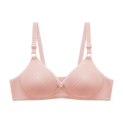 Camiseta sin mangas de satén Jiaorongcai – Sujetador Sexy de Encaje Metálico para Mujeres, Gorro interior fruncido en el lateral de la Moda Humor, oro rosa, 44