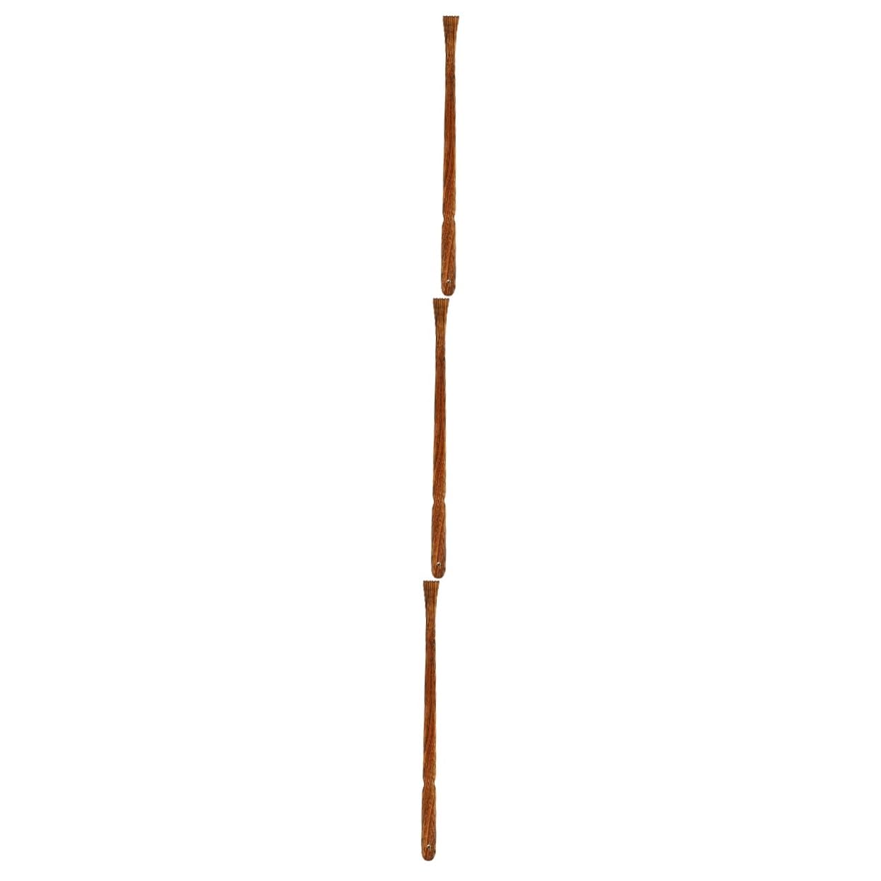 SHERCHPRY 3 Piezas cosquillas rascador de espalda extensible masaje muscular raspador dedos masajeador de palmadas en la espalda conveniente rascador Sándalo Brown