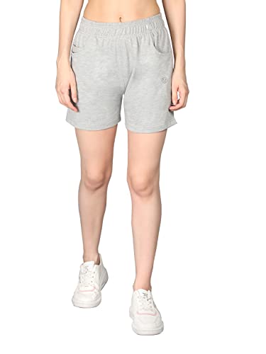 Image of CHKOKKO Women's Regular Cotton Regular Fit Plain Shorts for Women