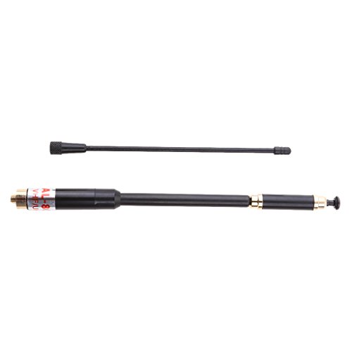 Antena telescopica para 144/430 MHz ideal en senderismo y acampadas con transmisiones de radio