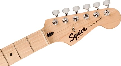 Image of Squire Sonic Stratocaster HT H Electric Guitar, Flash Pink, Maple Fingerboard, White Pickguard