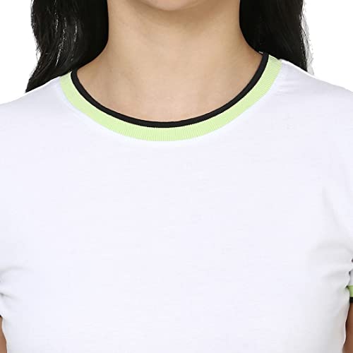 Image of Bewakoof Women's Solid Slim Fit T-Shirt