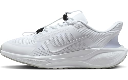 Nike Pegasus EasyOn Men's Road Running Shoes (FQ7837-101, White/Pure Platinum/Dark Smoke Grey/White)