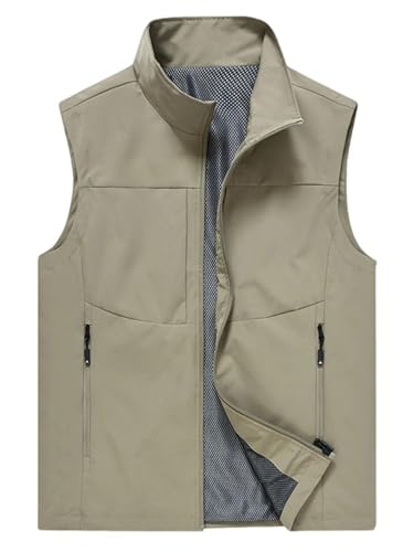 Gilet de voyage léger sans manches homme veste utilitaire été randonnée