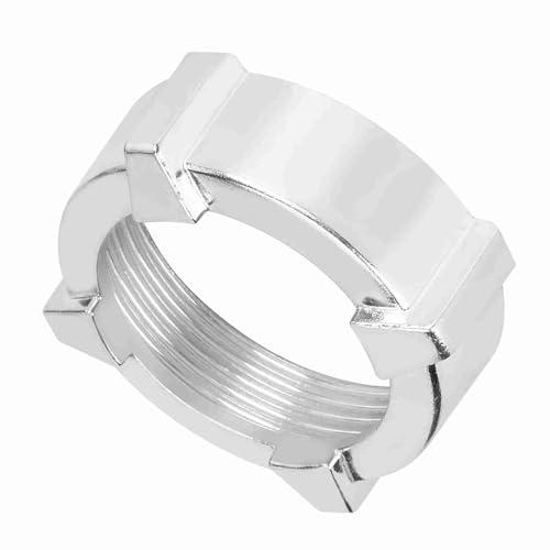 Écrous de hachoir à viande, filetage 6 cm/2,4 po, alliage d'aluminium, universels, remplacement pour hachoir à viande, accessoires pour poussoirs à...