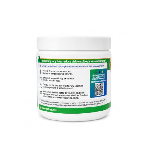 Image of Gelmix Infant Thickener for Breast Milk & Formula, 4.4 oz Jar
