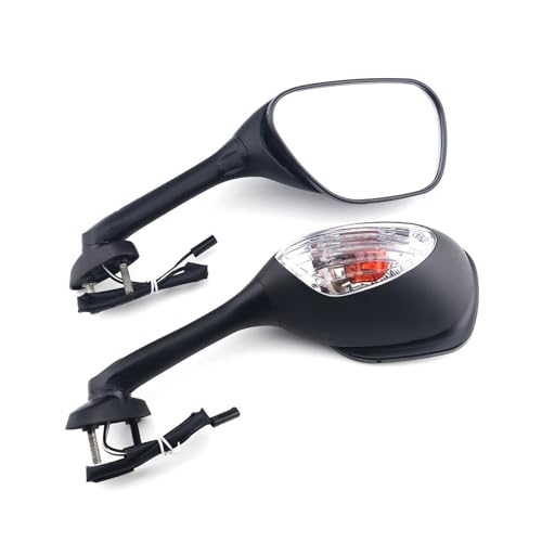 Espejos retrovisores para Suzuki GSXR 1000 600 750 plegables con intermitente