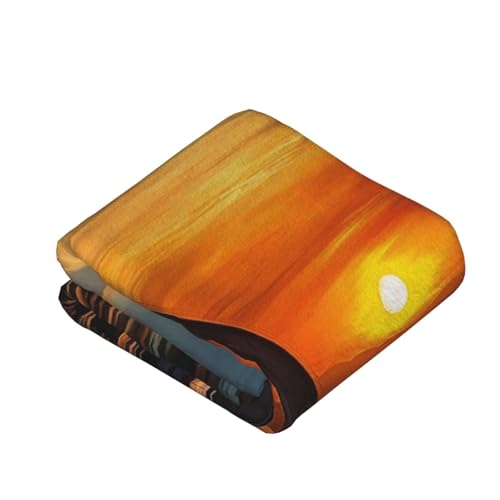 Couverture polaire en flanelle douce et durable pour lit et voyage - 4