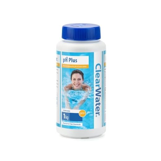 Clearwater pH Plus Increaser - 1 kg Granules for Hot Tub, Spa & Swimming Pool Water Treatment, Boosts pH & Improves Water Balance