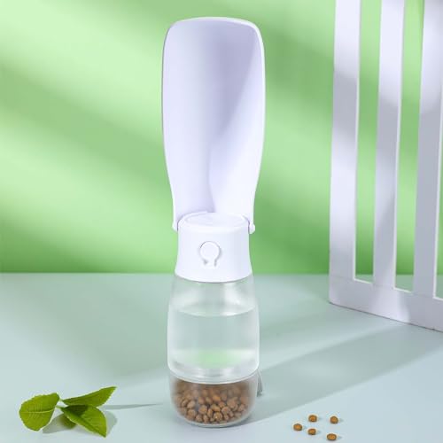 12oz Pet Outdoor Water Bottlefoldable Dog Water Bottle with Food Container2 in 1 Portable Water Dispenser for Dogcatrabbitpuppy and Other Pets for Walkinghikingcampingtravelwhite 350ml  Cucciolini Doodles 12oz pet outdoor water bottlefoldable dog water bottle with food container2 in 1 portable water dispenser for dogcatrabbitpuppy and other pets for walkinghikingcampingtravelwhite 350ml   cucciolini doodles